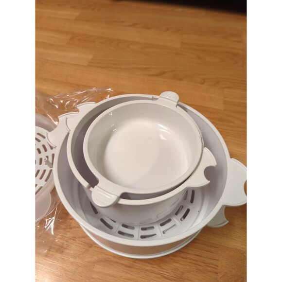 MicroSteamer Kitchenmate Microwave Steamer Kitchen Cooking Tool - Picture 4 of 8